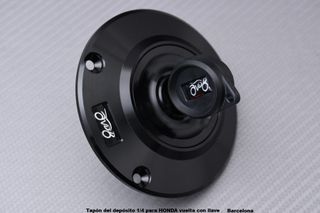 Tapón del depósito 1/4 para HONDA vuelta con llave