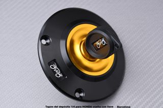 Tapón del depósito 1/4 para HONDA vuelta con llave