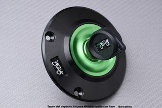 Tapón del depósito 1/4 para HONDA vuelta con llave