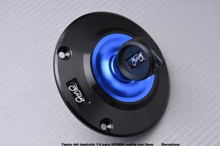 Tapón del depósito 1/4 para HONDA vuelta con llave