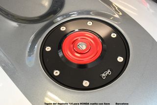 Tapón del depósito 1/4 para HONDA vuelta con llave