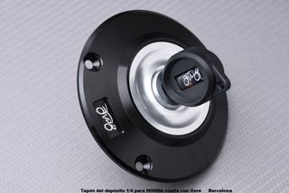 Tapón del depósito 1/4 para HONDA vuelta con llave