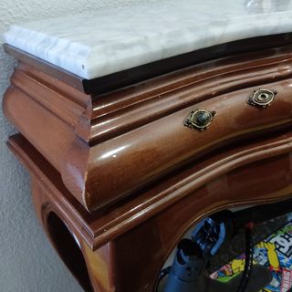 Mueble recibidor con espejo