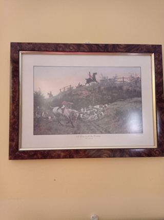 Cuadros de litografía inglesa.