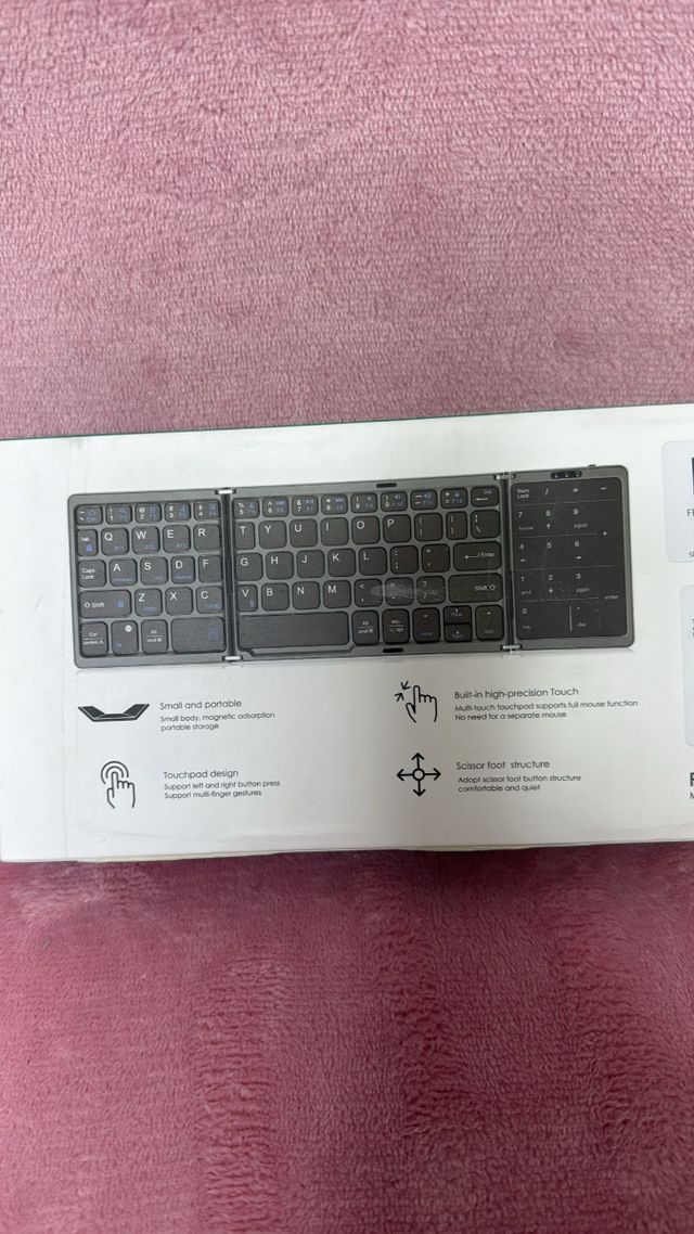 Teclado Bluetooth Plegable,