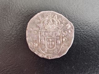 Meio Cruzado, 1664; moeda de prata (Portugal)