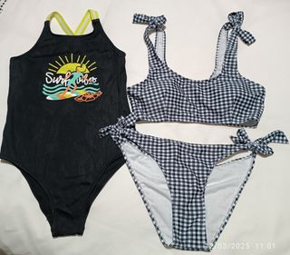 Bañador y bikini