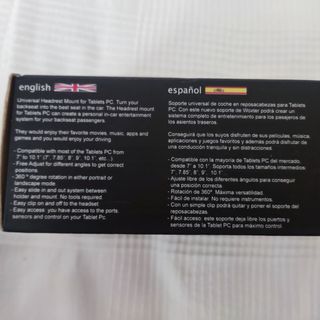 Soporte coche universal tablet