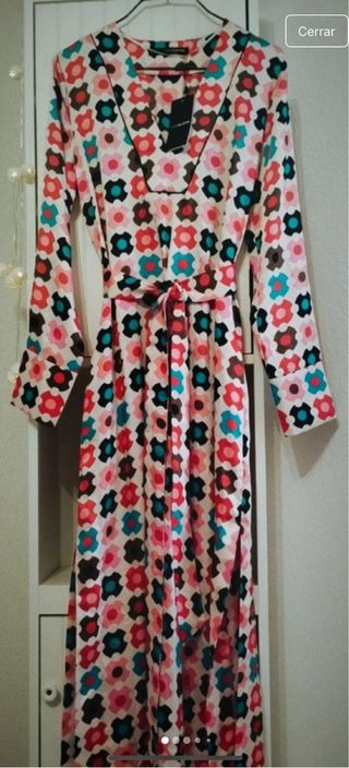 Conjunto vestido kaftan y pantalon