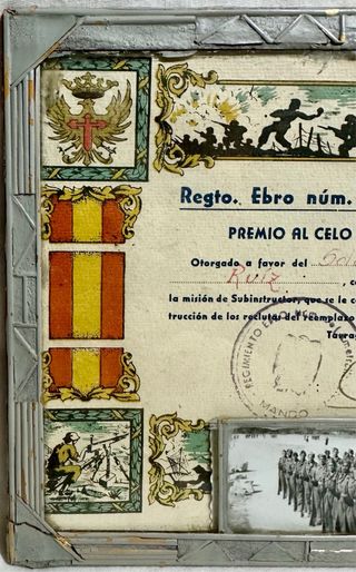 Franco diploma instructor de ametralladoras