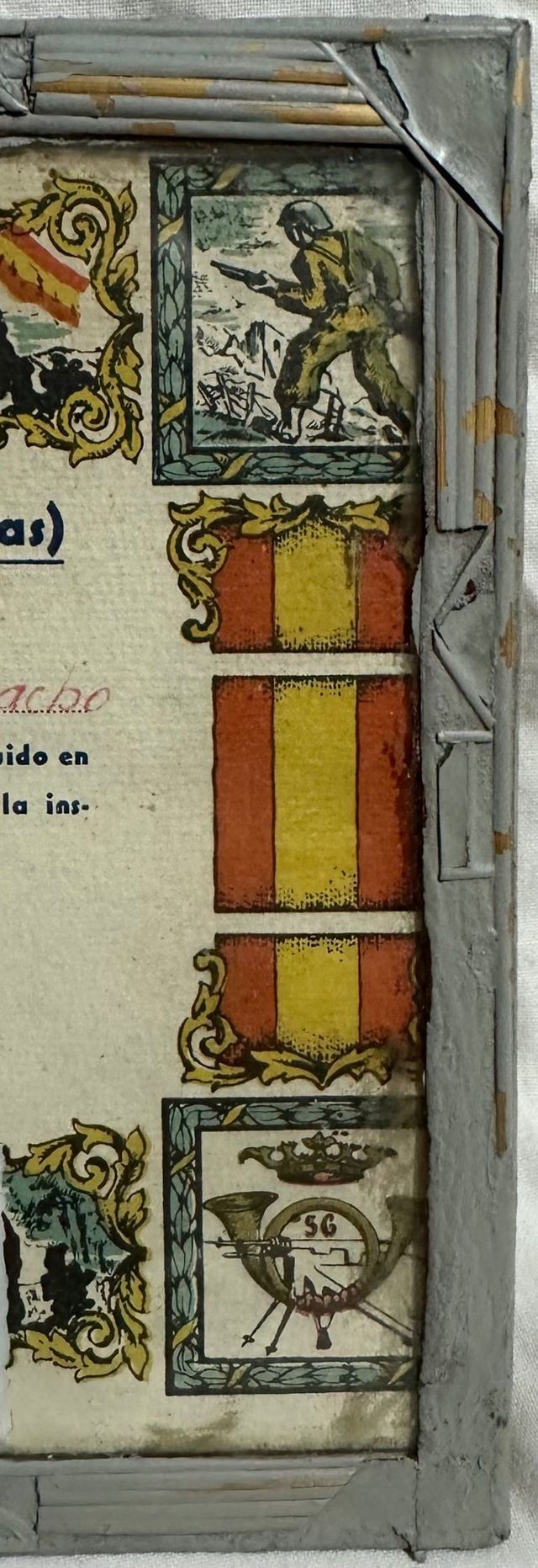 Franco diploma instructor de ametralladoras