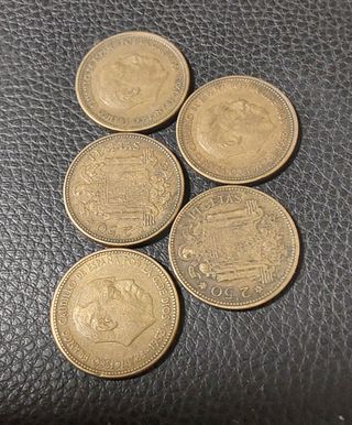 Moneda de 2,50 pesetas del año 1953