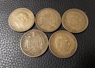 Moneda de 2,50 pesetas del año 1953