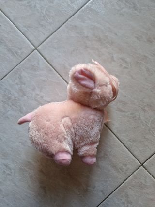Peluche Maialino Rosa con Fiocco