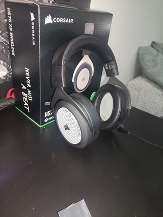 Cascos corsair hs75 xb inalámbricos