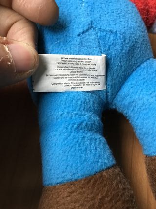 Muñeco antiguo de peluche 30cm súper Mario bros.
