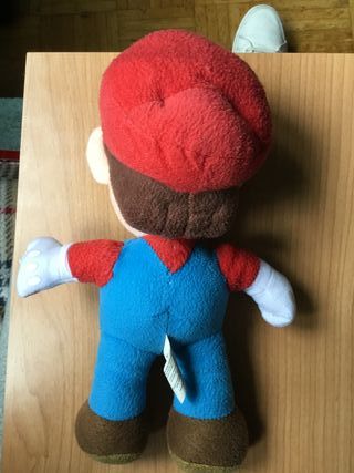 Muñeco antiguo de peluche 30cm súper Mario bros.