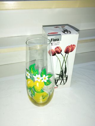 Vaso portafiori decoro Limoni 
