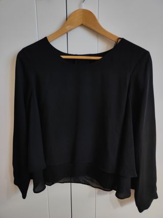 Camisa Zara Negra