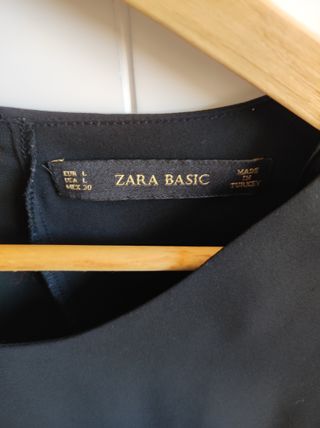Camisa Zara Negra