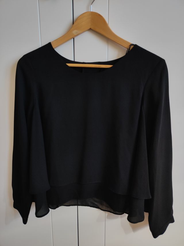 Camisa Zara Negra