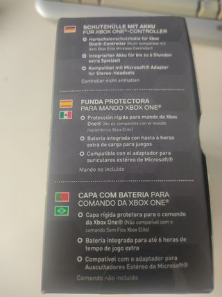 carcasa protecion mando con bateria xbox one