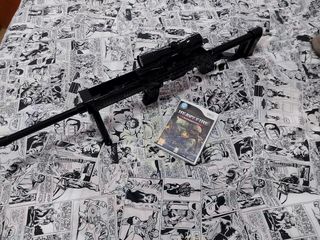 Juego para wii y arma para los mandos