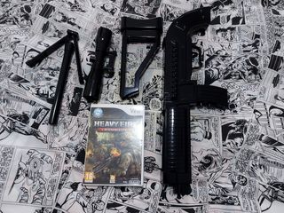 Juego para wii y arma para los mandos
