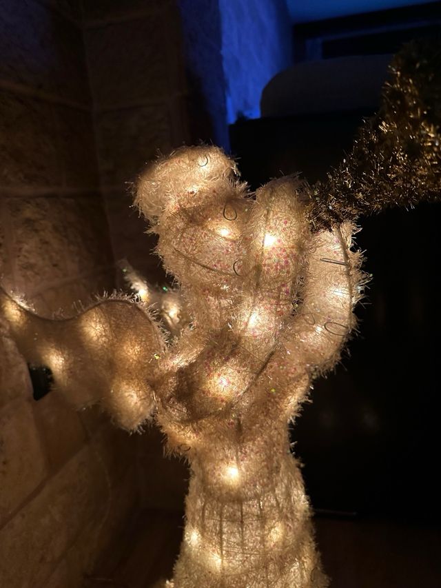 Angel de Navidad con luz
