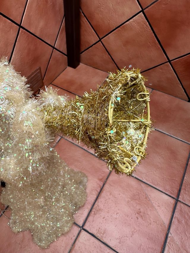 Angel de Navidad con luz