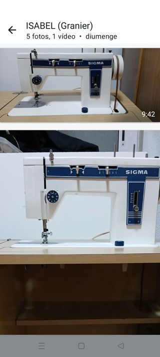 MAQUINA COSER "SIGMA" MODELO 161