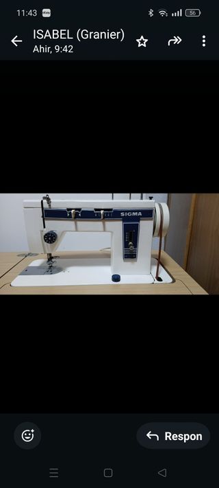 MAQUINA COSER "SIGMA" MODELO 161