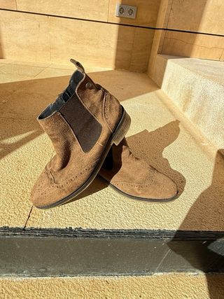 Botas en piel