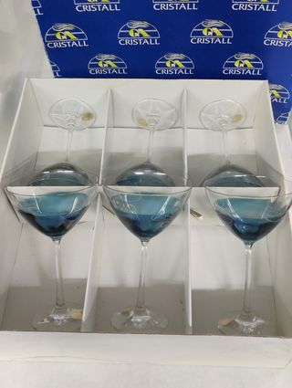 Coppe champagne vintage in cristallo made in Italy