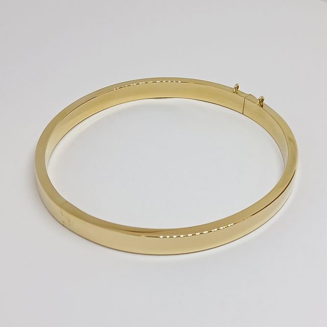 Esclava Oro Oval Lisa
