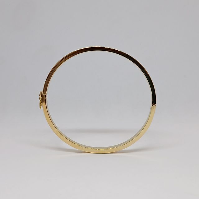 Esclava Oro Oval Lisa