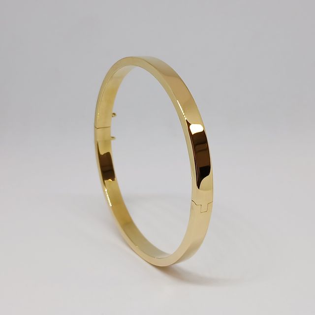Esclava Oro Oval Lisa