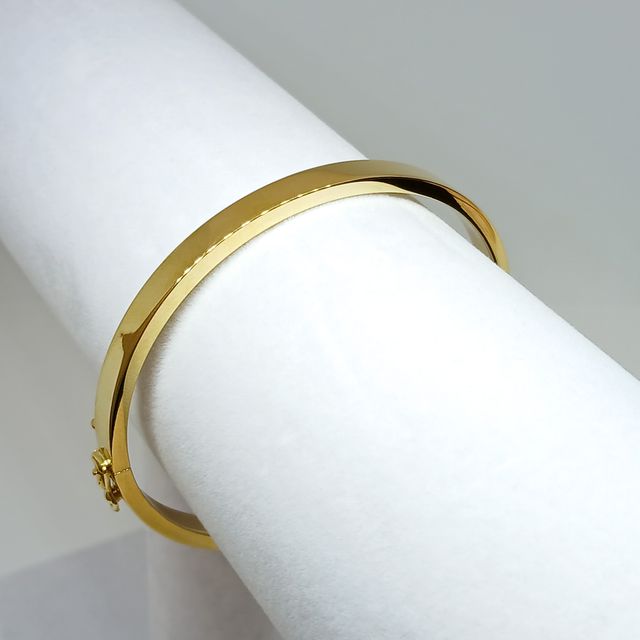 Esclava Oro Oval Lisa