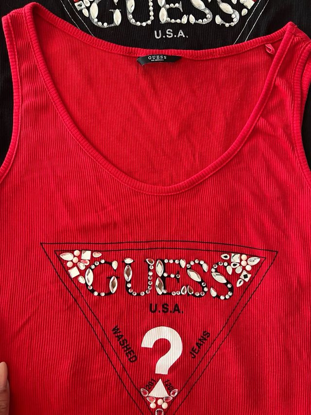 Camisetas Guess sin mangas 