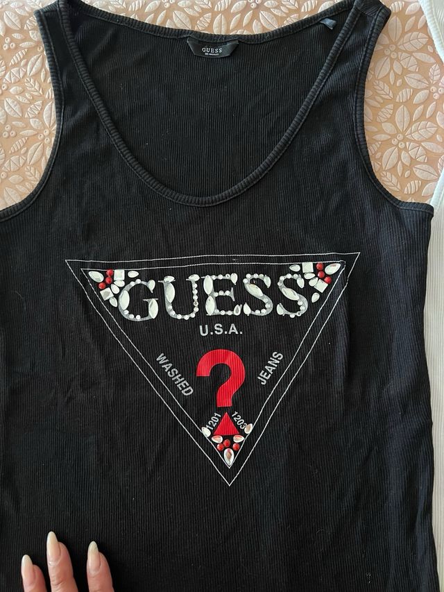 Camisetas Guess sin mangas 