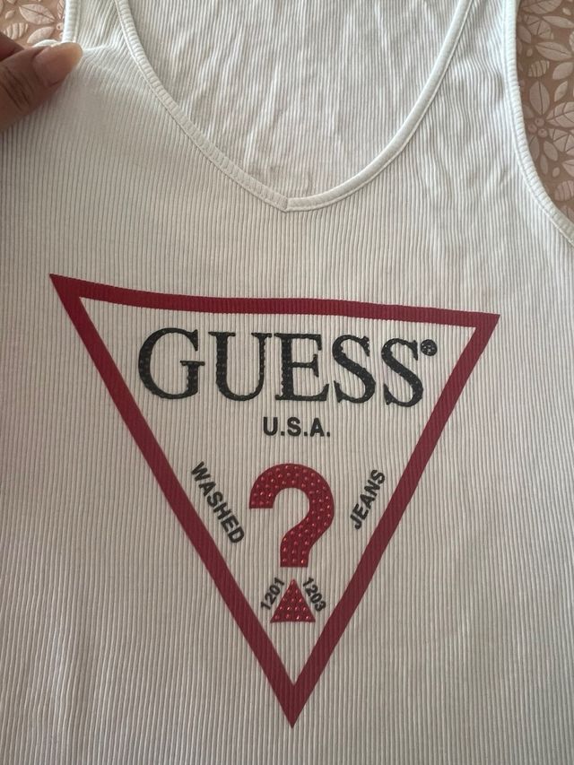 Camisetas Guess sin mangas 
