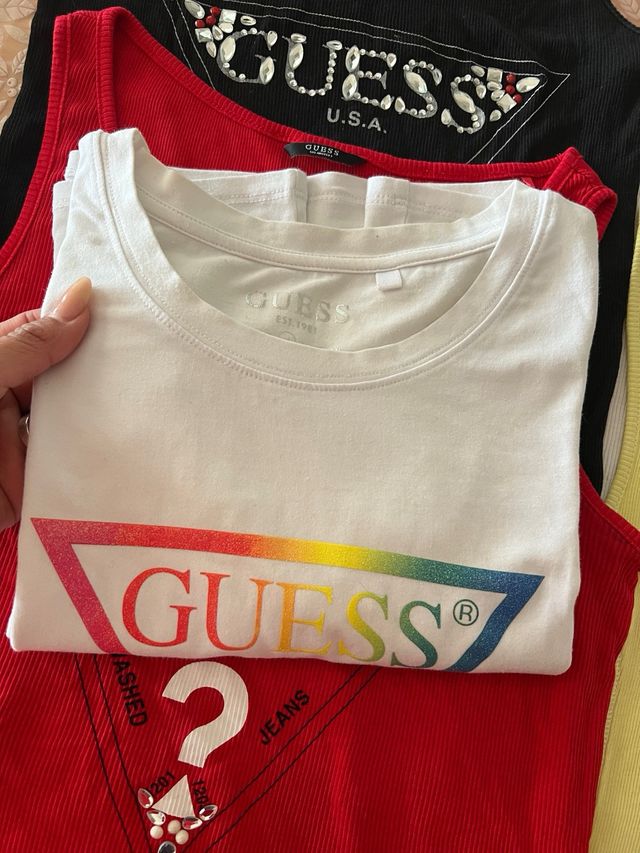 Camisetas Guess sin mangas 