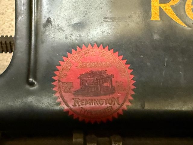 Maquina de escribir antigua Remington 12