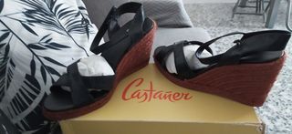 Zapatos cuñas mujer marca castañer