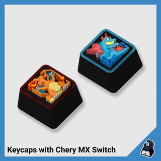 Key caps Pokemon Impresas en 3D