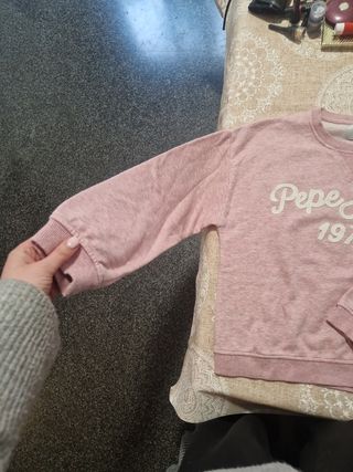Sudadera rosa