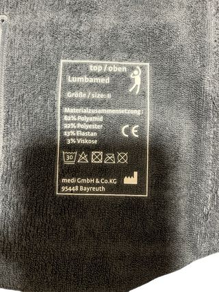 Faja lumbar Sin estrenar