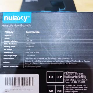 Webcam Nulaxy C900