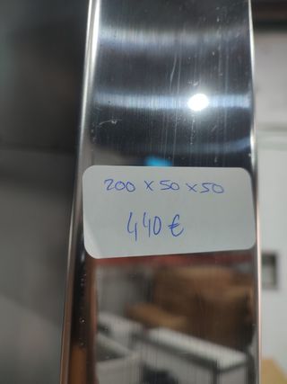 CAMPANA ACERO INOX 2M