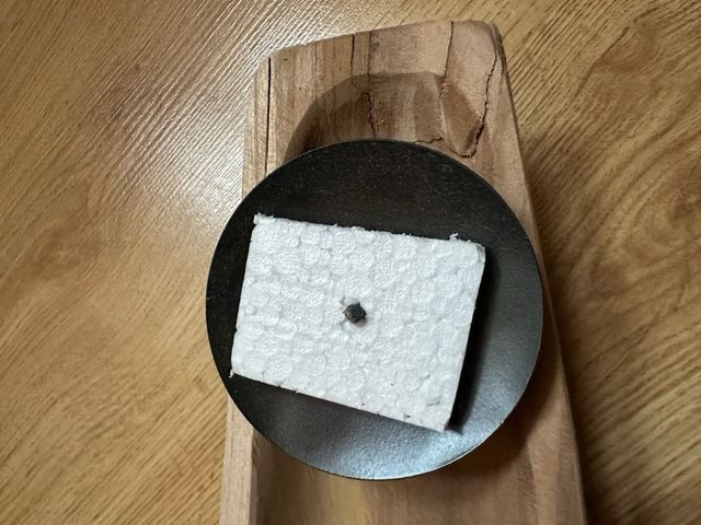 Portavelas de madera Boltze